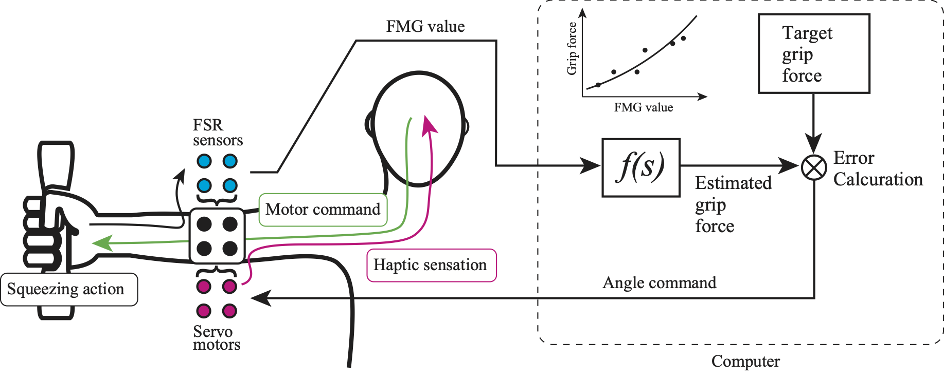 Force Myography & Skin Stretch